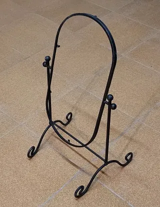 Cornice antica in ferro smontabile per foto/specchio