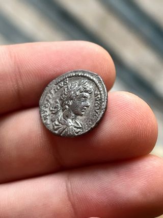 Moneda de Plata Romana Denario