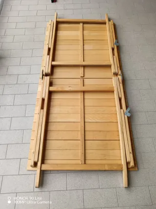 Tavolo Legno Giardino Pieghevole 140x70