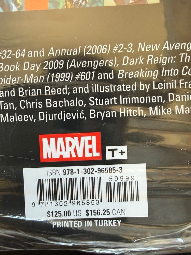 New Avengers Omnibus Vol. 2 Billy Tan Cover
