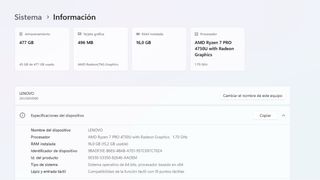 Portátil Lenovo ThinkPad T14s Gen1 AMD TÁCTIL