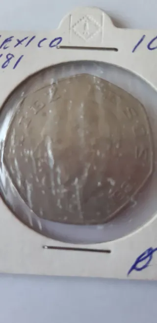 2 Monedas México 10 y 20 Pesos 1981