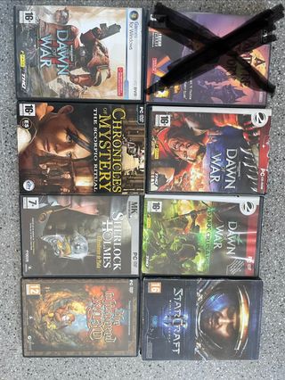 Lote Juegos PC: Dawn of War, StarCraft, Sherlock H