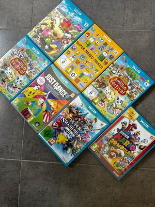 Lote 7 juegos Nintendo Wii U