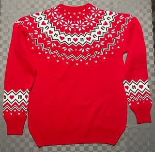 Maglione Nutella Rosso e Bianco Taglia M