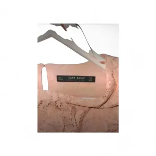 Vestido Midi Rosa Palo Zara