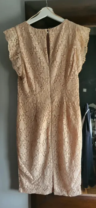 Vestido Midi Rosa Palo Zara
