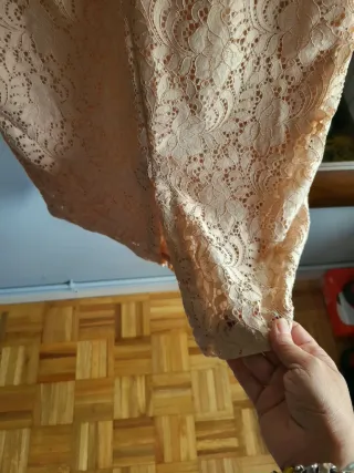 Vestido Midi Rosa Palo Zara