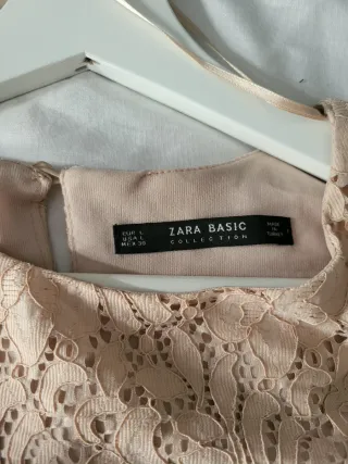 Vestido Midi Rosa Palo Zara