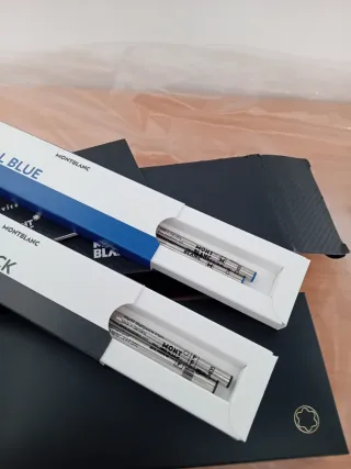 Montblanc Penna Sfera + Refill Royal Blue & Myster