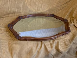Vassoio a specchio stile veneziano vintage
