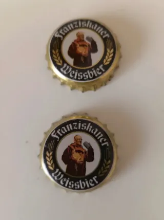 Lote 4 Chapas Cerveza Franziskaner Paulaner y 1764