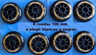 8 Ruedas Patines en Línea 100 mm 85A