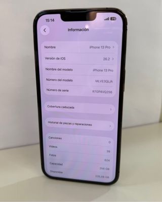 iPhone 13 Pro Gris Espacial 256gb