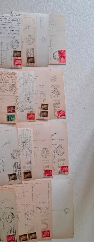 Lotto cartoline viaggiate 1930-39 Ferrara Firenze