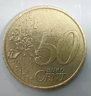 Moneda 50 céntimos Grecia 2002