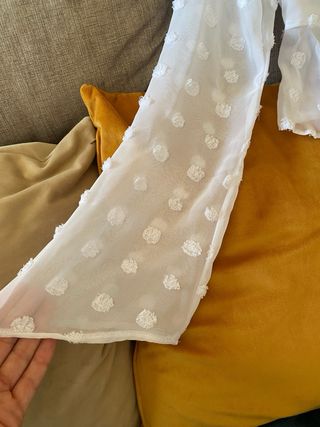 Blusa blanca nueva XXS-XS