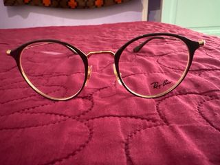 Ray-Ban RX6378F Asian Fit Gafas Marron Doradas