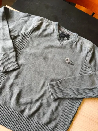 Pullover Uomo Grigio Tg L