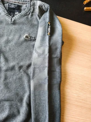 Pullover Uomo Grigio Tg L