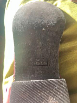 Botines mujer burdeos con cremallera