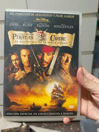 DVD Piratas del Caribe: La Maldición de la Perla N