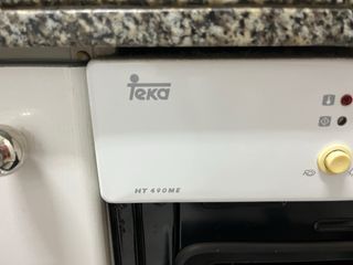 Vitrocerámica Teka Redondeada y horno teka ht 490