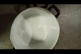 Juego de 2 ollas con tapa verde vintage