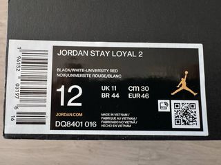 Jordan Stay Loyal 2 Negro/Rojo