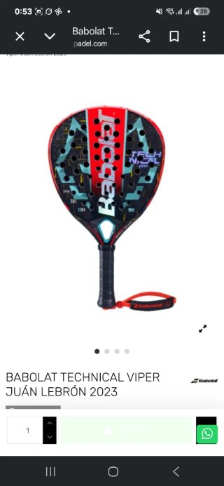 6 palas de pádel Babolat, Kuikma, Bullpadel.