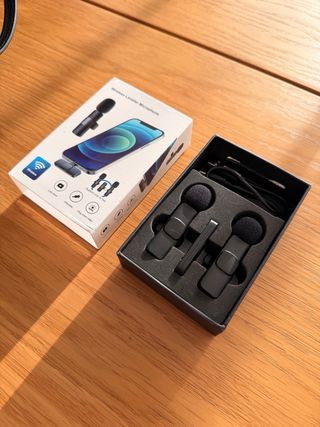 Pack 2 kits de 2 Micrófonos USB C Bluetooth