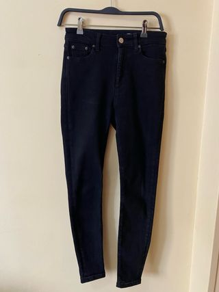 Pantalones vaqueros mujer Zara negro