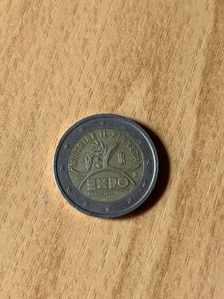 Moneda 2 Euros Italia Expo Milano 2015