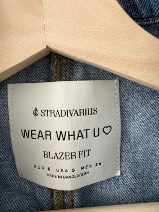Chaqueta vaquera Stradivarius Talla S
