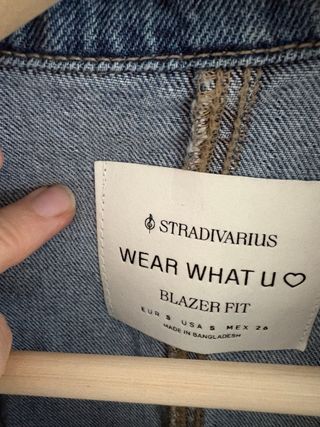 Chaqueta vaquera Stradivarius Talla S