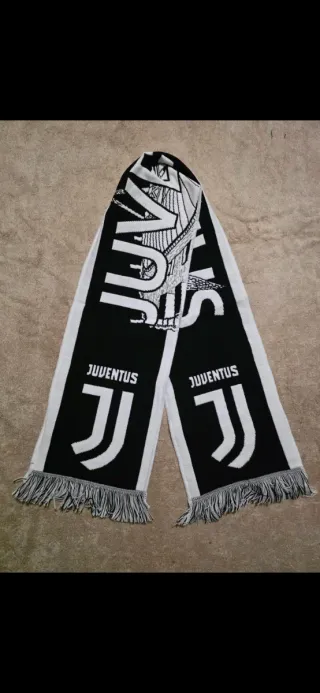 Cachecol Juventus Preto e Branco
