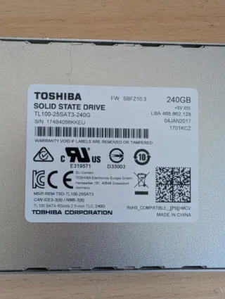 SSD Toshiba 240GB