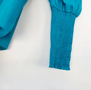 Conjunto Zara Top y Falda Turquesa