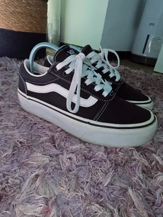 Zapatillas Vans Old Skool Plataforma negras 36,5