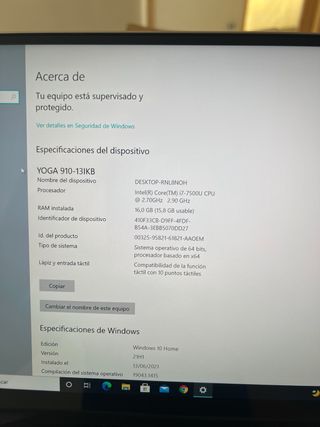 Lenovo Yoga 910-13IKB i7 16GB 1TB SSD