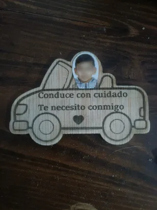 Colgante Coche Conduce con cuidado