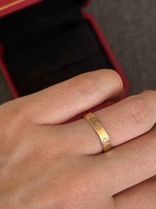 Anillo Cartier Love Oro Rosa