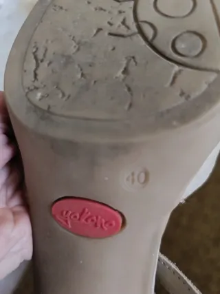 Yokono Zapatos Piel Mujer Talla 40 Beige