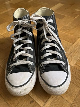 Converse Negras Talla 39 Originales