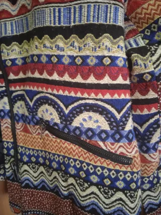 Chaqueta estampada mujer