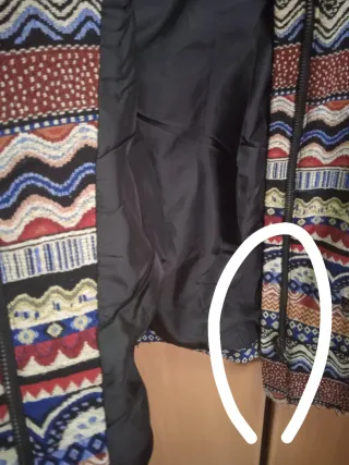 Chaqueta estampada mujer