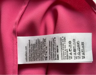 Vestido fiesta/cóctel saten rosa