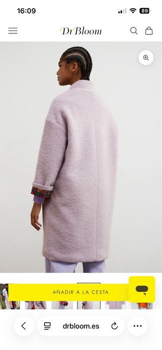 Abrigo de lana color camel de Dr. Bloom