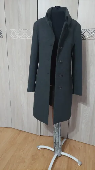 Cappotto donna grigio morbidissimo e sfiancato