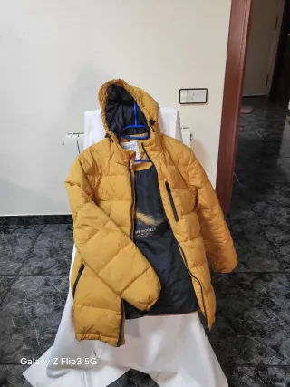 Chaqueta Springfield. Mostaza de pluma, autentica